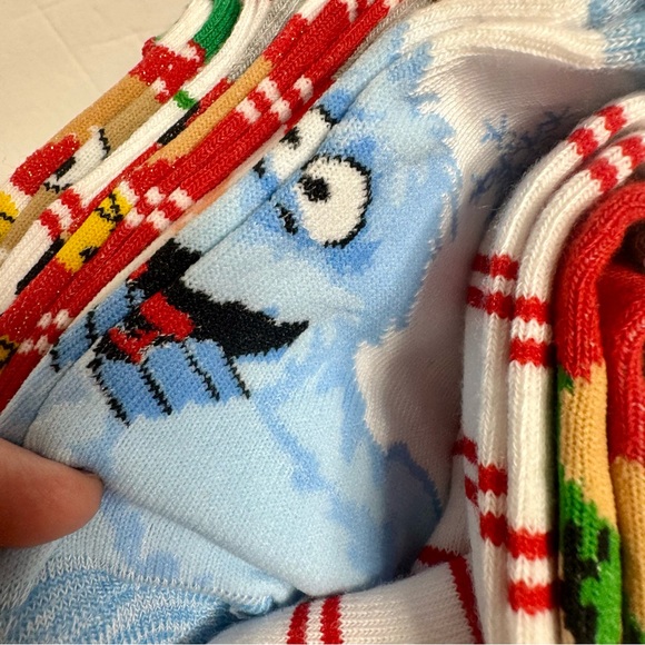 New Christmas themed holiday socks. 9 pairs of trainer socks. - Picture 5 of 12